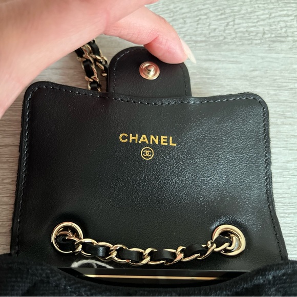 👛 Chanel Jersey Quilted Belt Bag Black - Brand New - Picture 5 of 8